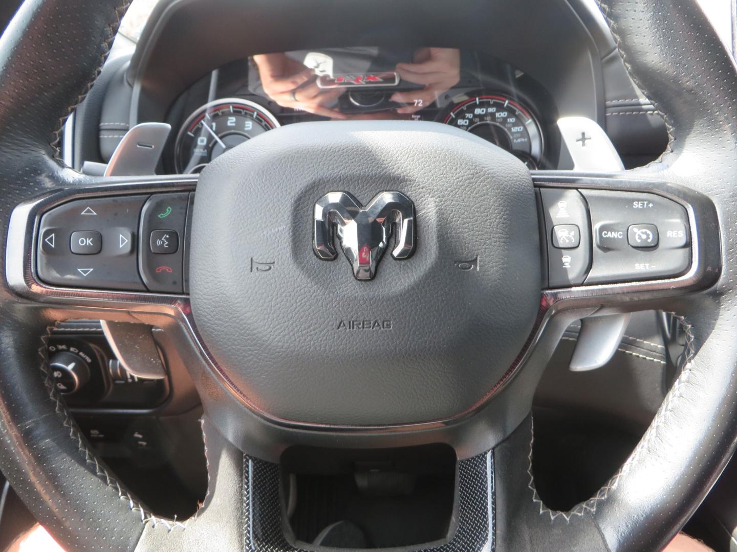 2021 SILVER /BLACK RAM 1500 TRX Crew Cab SB 4WD (1C6SRFU90MN) with an 6.2L V8 OHV 16V engine, 8A transmission, located at 2630 Grass Valley Highway, Auburn, CA, 95603, (530) 508-5100, 38.937893, -121.095482 - Photo#29
